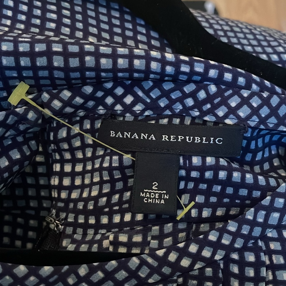 Silk Vintage 2009 Banana Republic dress NWOT - Picture 7 of 11